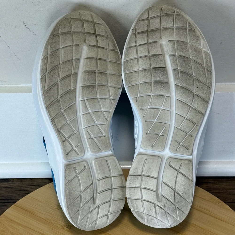 Good Oofos Slip On Sneakers Womens 8 Blue Good Mesh Lightweight Walking Shoes